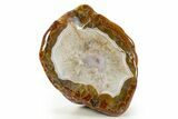 Tumbled Banded Agate Nodule - Kerrouchen, Morocco #324032-1